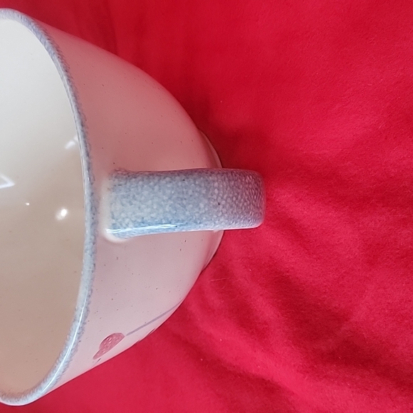 Teamson Country Heart Spongeware Mixing Bowl With Spout & Handle - Picture 6 of 7